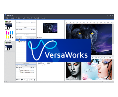 VersaWorks 6 RIP & Print Management Software（included with the LEF2 series）