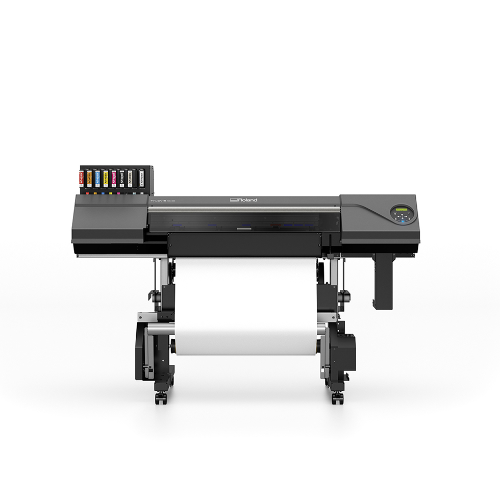 UV inkjet printer TrueVIS MG-300 with EUV5 CMYKOrRd ink configuration