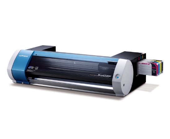 Desktop printer capable of producing stickers and original T-shirts (BN series)